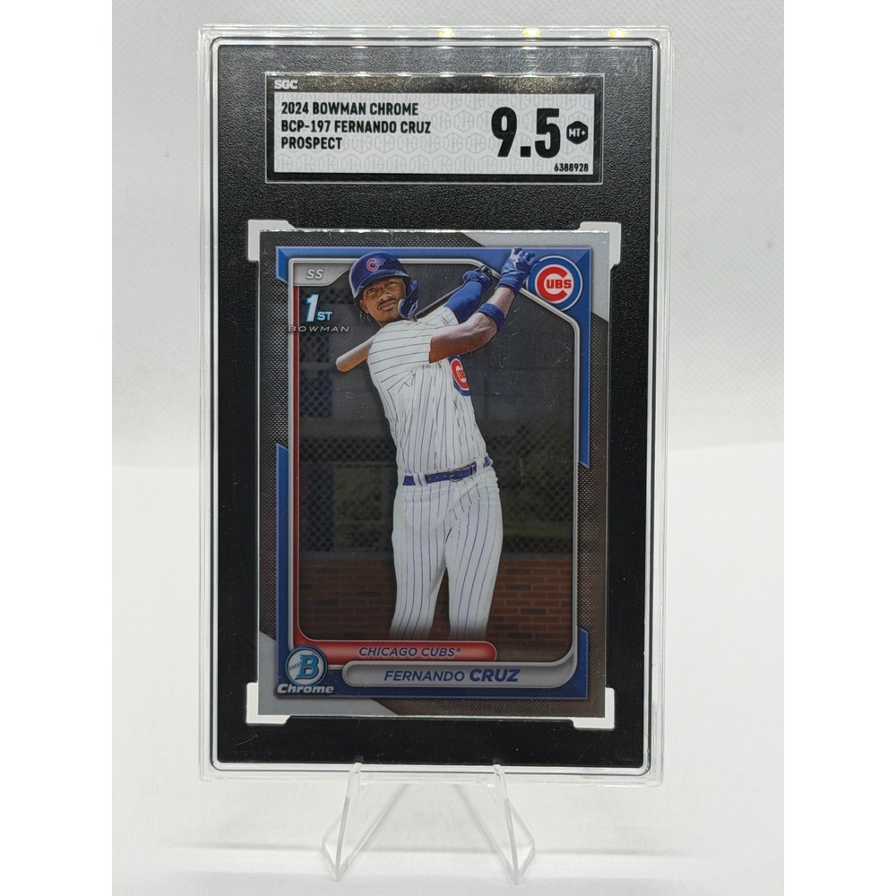 2024 Bowman Chrome Fernando Cruz 1st Bowman SGC 9.5 Cubs